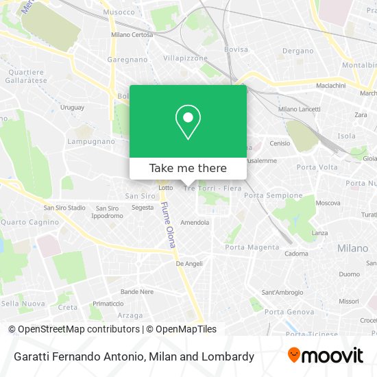 Garatti Fernando Antonio map