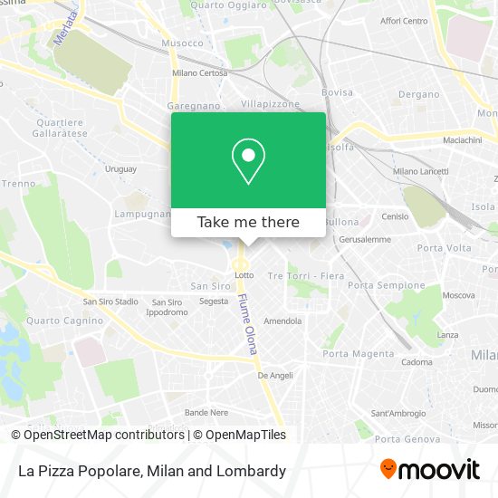 La Pizza Popolare map