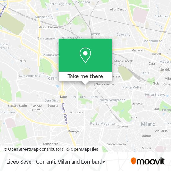 Liceo Severi-Correnti map