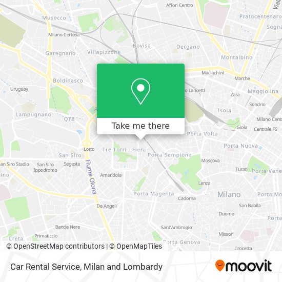 Car Rental Service map