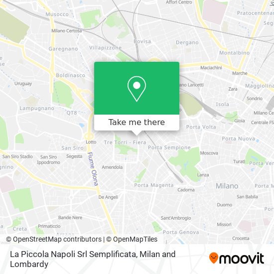 La Piccola Napoli Srl Semplificata map