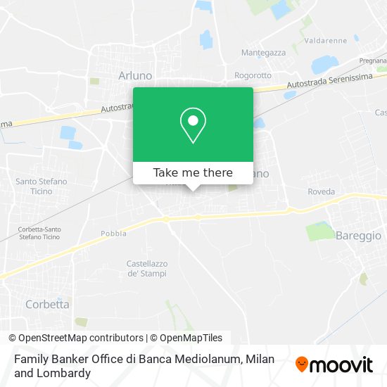 Family Banker Office di Banca Mediolanum map
