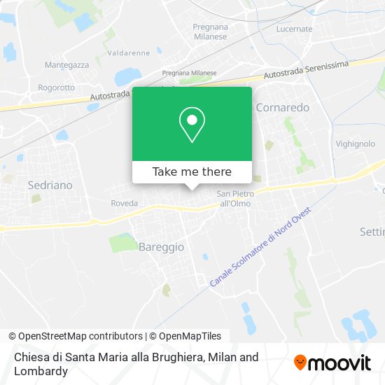 Chiesa di Santa Maria alla Brughiera map