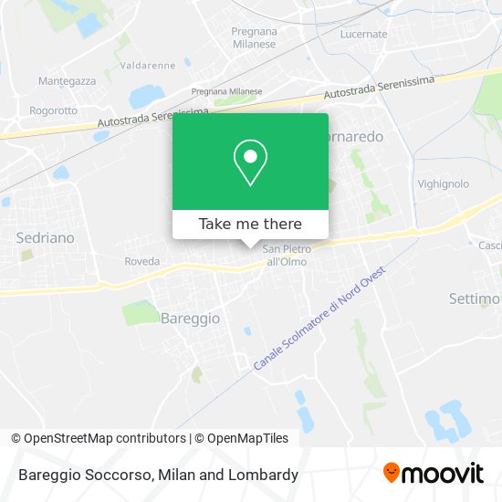 Bareggio Soccorso map