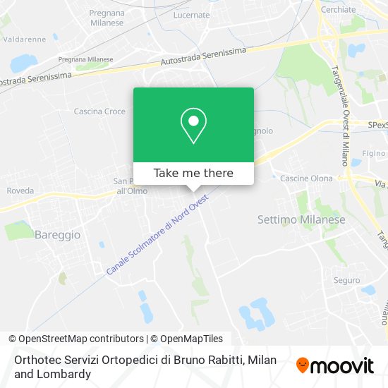 Orthotec Servizi Ortopedici di Bruno Rabitti map