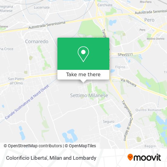 Colorificio Liberta' map