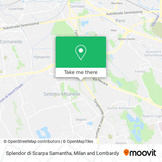 Splendor di Scarpa Samantha map