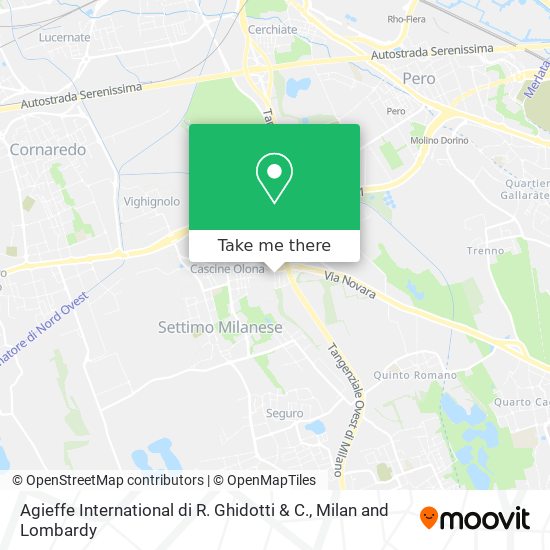 Agieffe International di R. Ghidotti & C. map