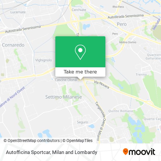 Autofficina Sportcar map