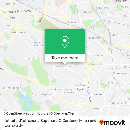 Istituto d'Istruzione Superiore G.Cardano map
