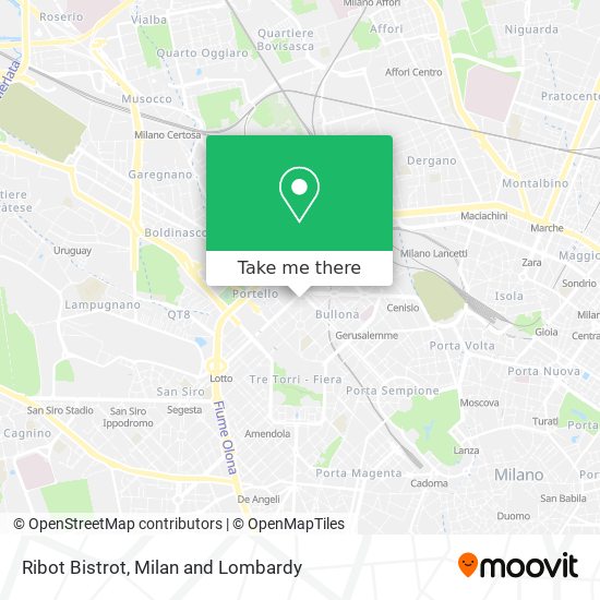 Ribot Bistrot map