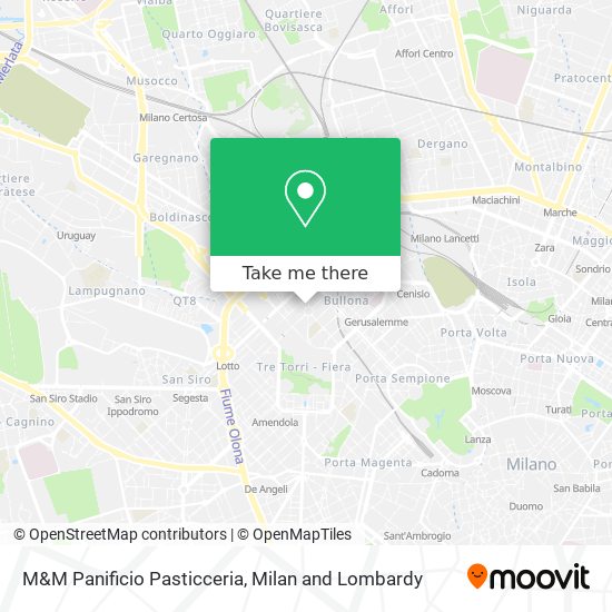 M&M Panificio Pasticceria map