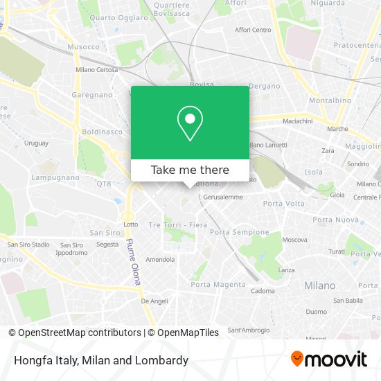 Hongfa Italy map
