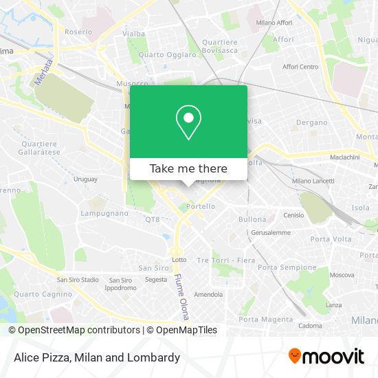 Alice Pizza map