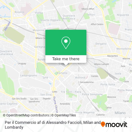 Per il Commercio af di Alessandro Faccioli map