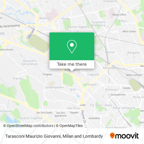 Tarasconi Maurizio Giovanni map