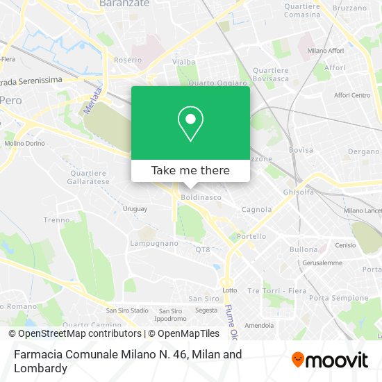 Farmacia Comunale Milano N. 46 map