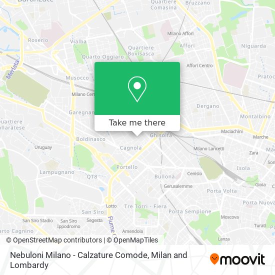 Nebuloni Milano - Calzature Comode map