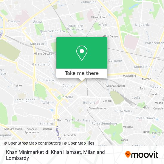 Khan Minimarket di Khan Hamaet map