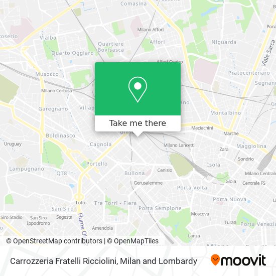 Carrozzeria Fratelli Ricciolini map