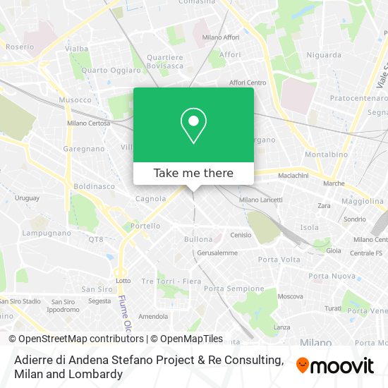 Adierre di Andena Stefano Project & Re Consulting map