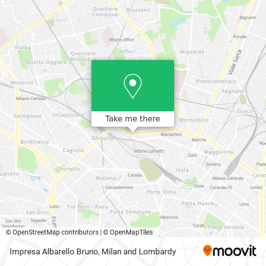 Impresa Albarello Bruno map