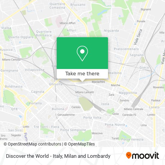 Discover the World - Italy map