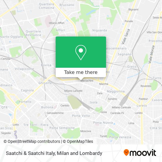 Saatchi & Saatchi Italy map