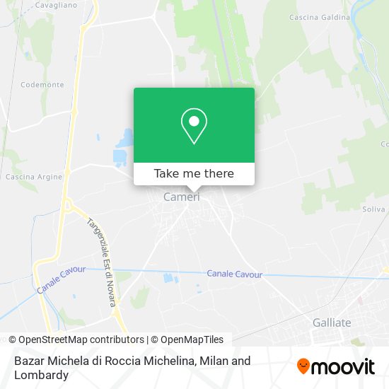 Bazar Michela di Roccia Michelina map