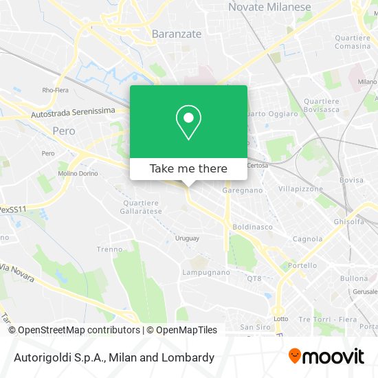 Autorigoldi S.p.A. map