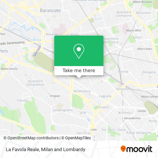 La Favola Reale map