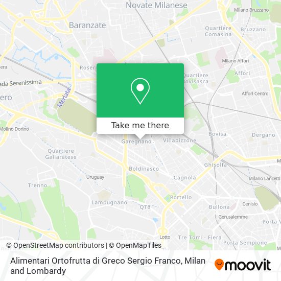 Alimentari Ortofrutta di Greco Sergio Franco map