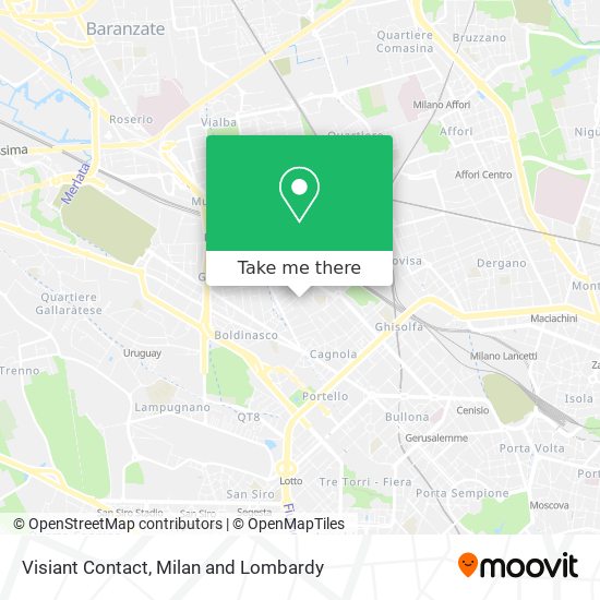 Visiant Contact map