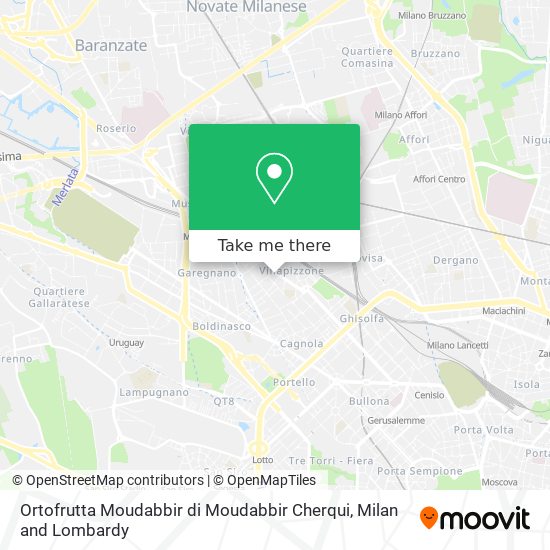 Ortofrutta Moudabbir di Moudabbir Cherqui map