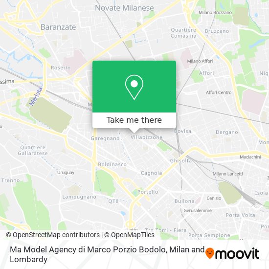 Ma Model Agency di Marco Porzio Bodolo map