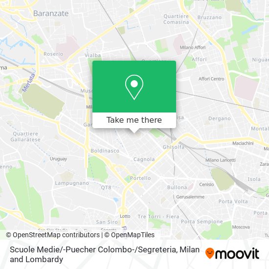 Scuole Medie / -Puecher Colombo- / Segreteria map