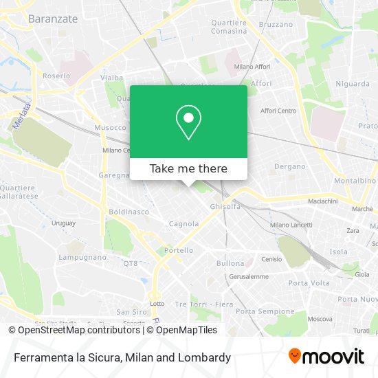 Ferramenta la Sicura map