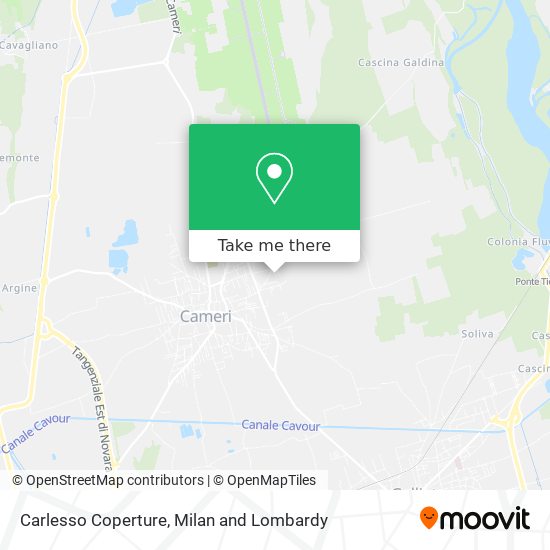 Carlesso Coperture map