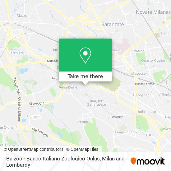 Balzoo - Banco Italiano Zoologico Onlus map