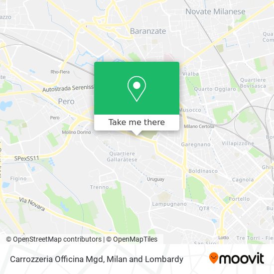 Carrozzeria Officina Mgd map