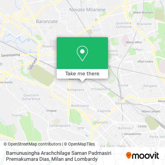 Bamunusingha Arachchilage Saman Padmasiri Premakumara Dias map