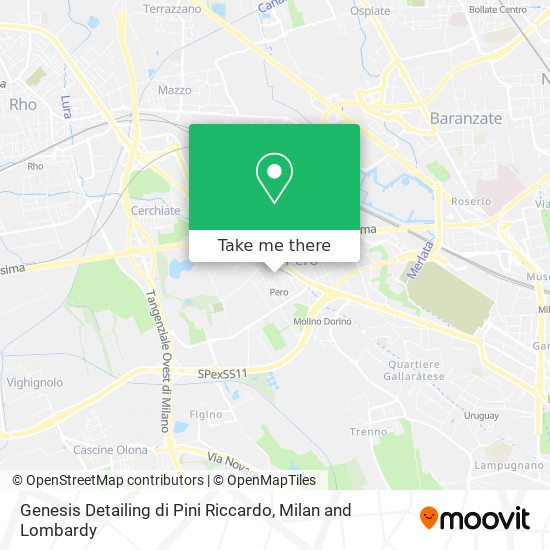 Genesis Detailing di Pini Riccardo map