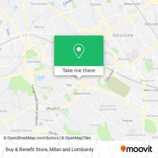Buy & Benefit Store map