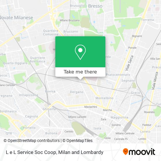 L e L Service Soc Coop map