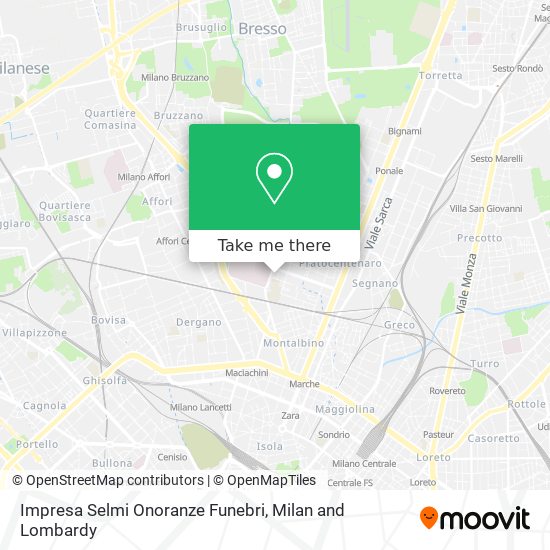 Impresa Selmi Onoranze Funebri map
