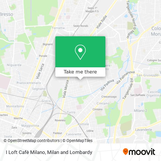 I Loft Cafè Milano map