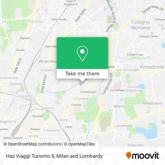 Haz Viaggi Turismo S map