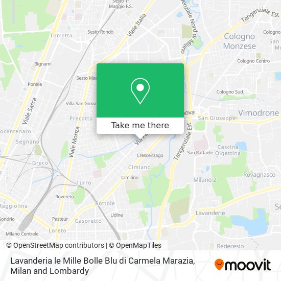 Lavanderia le Mille Bolle Blu di Carmela Marazia map