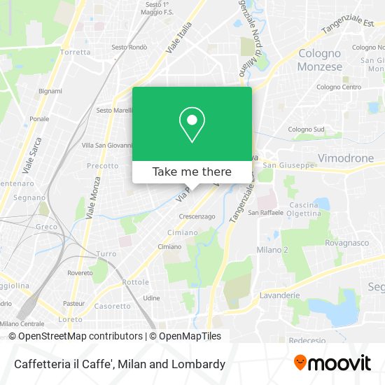 Caffetteria il Caffe' map