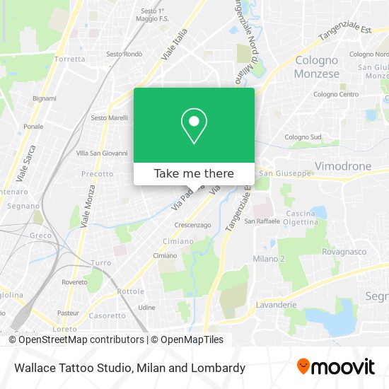 Wallace Tattoo Studio map